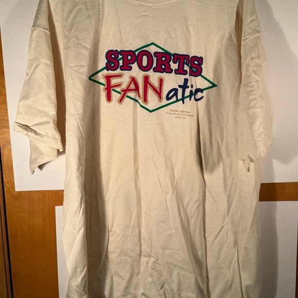 Vintage Jerzees Sports Fanatic Shoebox Greetings Shirt XXL‎ USA - Picture 1 of 8